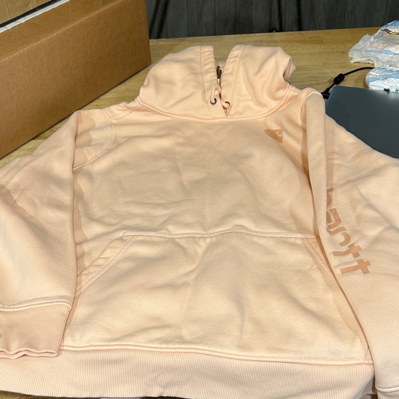 Carhartt Other - Carhartt Peach Hoodie with Front Pocket